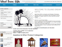 Tablet Screenshot of islanddreamgifts.com